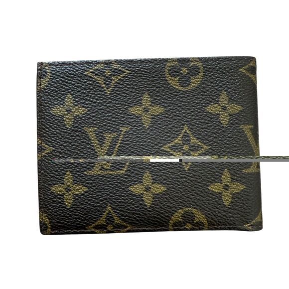 Authentic Louis Vuitton Men’s Monogram Bi-fold Compact Wallet With COA Vintage - Picture 2 of 8